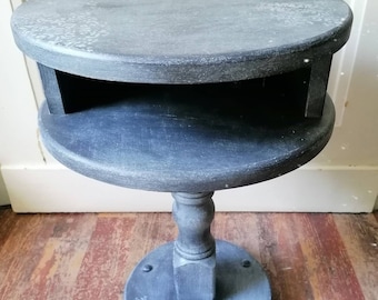 Anthracite Shabby side table