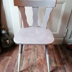 old bistro chair Shabby Chic old farmhouse chair Chair Upcycling Decorative chair Seating furniture Unique piece of furniture