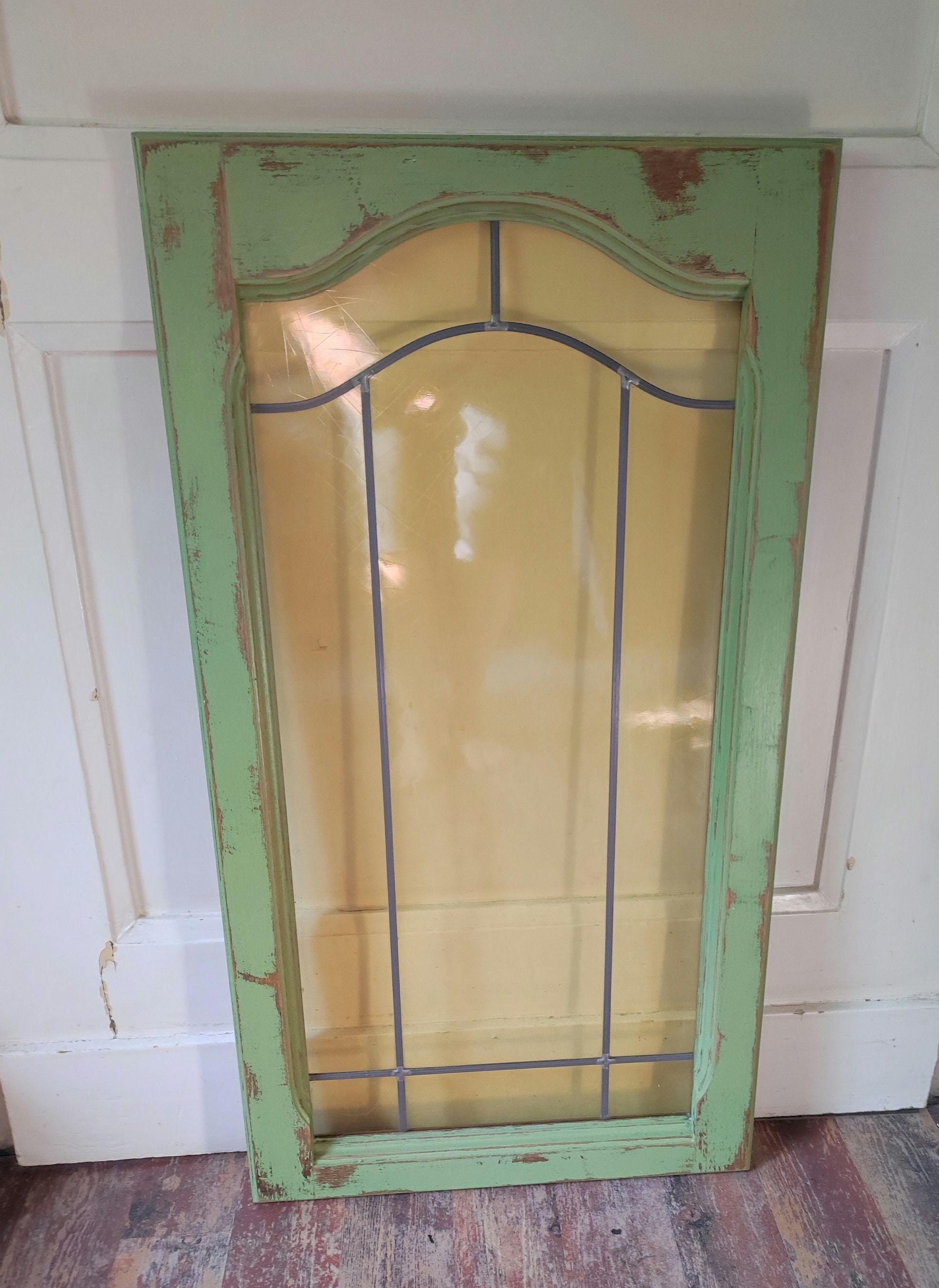 Bordure de jardin décorative en fer forgé rouillé Lot de 10 - Gamm vert
