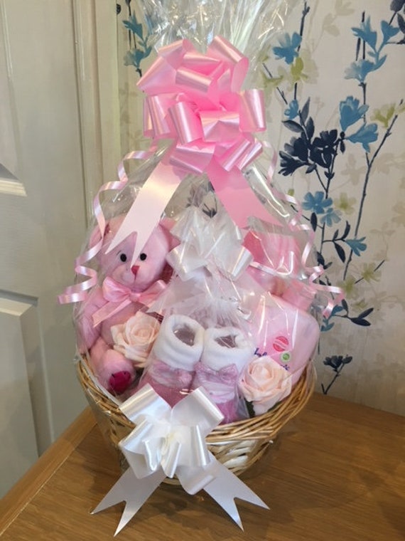 newborn baby girl basket