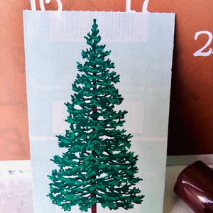 Mrs Grossmans Vintage Terrific Trees  Vintage Sticker Strip -Your Choice- Paper Wispers Tree Huggers  Forest Junk Journal Art Crafty Trees