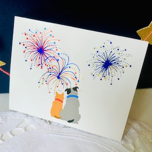 Celebration Pets Glitter Sticker Sheet - Collectible Mrs Grossman’s Reflective Night Sky, Kitty Cat, Dog, Foil Fireworks, Togetherness