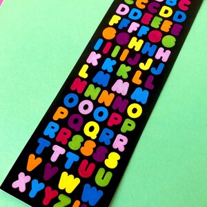 Sandylion Alphabet Semi Glossy Sticker // ABC Stickers // Alphabet