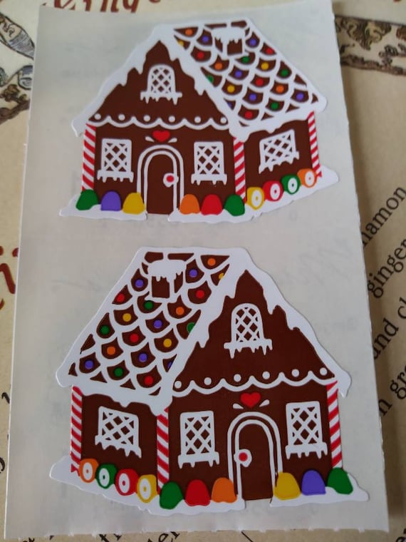 Mrs Grossman GINGERBREAD BOYS Strip Vintage Gingerbread Boys Stickers