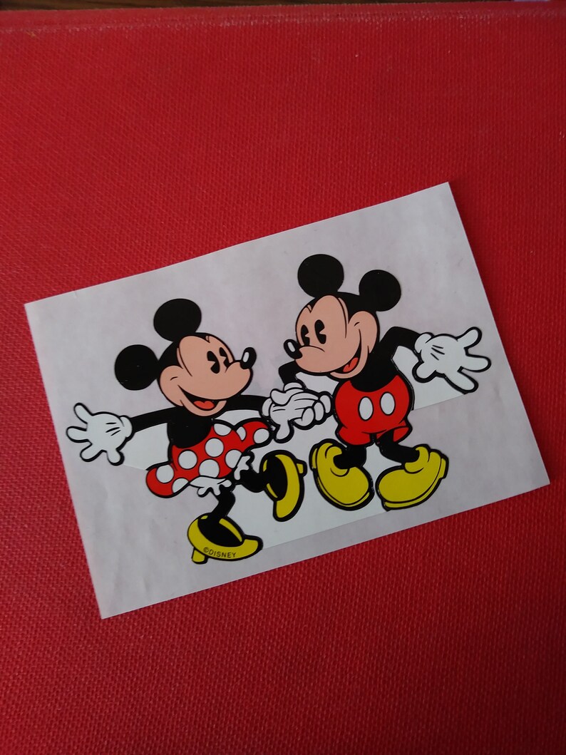 Minnie Mouse Mrs Grossman Mint Condition!! Vintage Disney Stickers