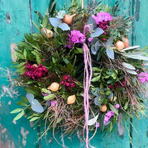 Türkranz wilder Frühlingzauber ~ Frühlingskranz ca. 30cm ..zauberhaft