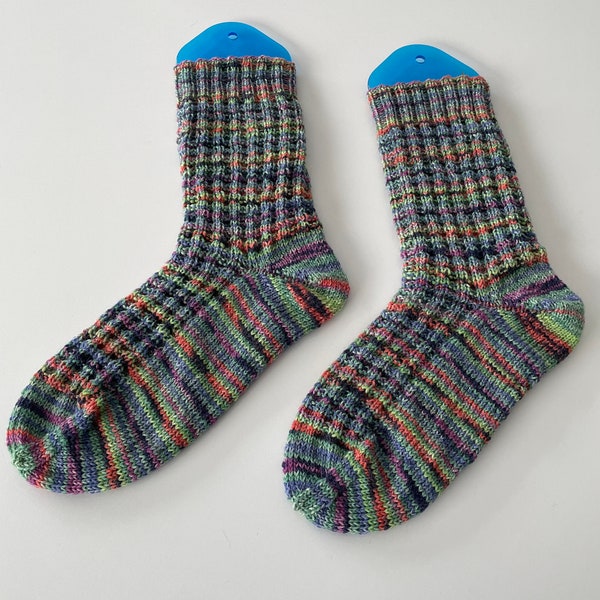 Handgestrickte Socken  in 39/40  bunt (2-24)