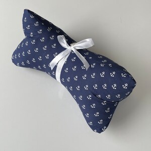 Reading bones/neck pillow blue with white anchors 8/24 image 3