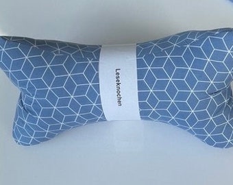 Reading bone/neck pillow/neck support blue cube optics (117/22)