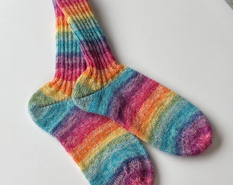 hand-knitted women's socks sizes 40/41 (6/23)