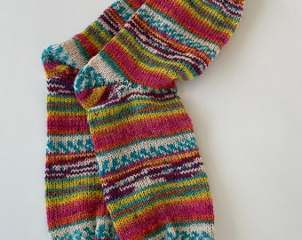 Hand-knitted women's socks size. 40/41 (5/24)