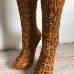 Unikatsocken DreiZweiEins nach einem Design von Regina Satta Bild 2