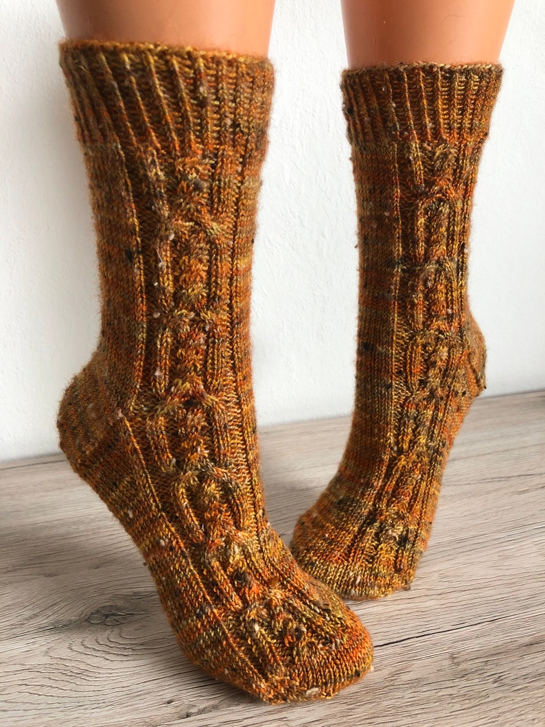 Unikatsocken DreiZweiEins nach einem Design von Regina Satta Bild 4