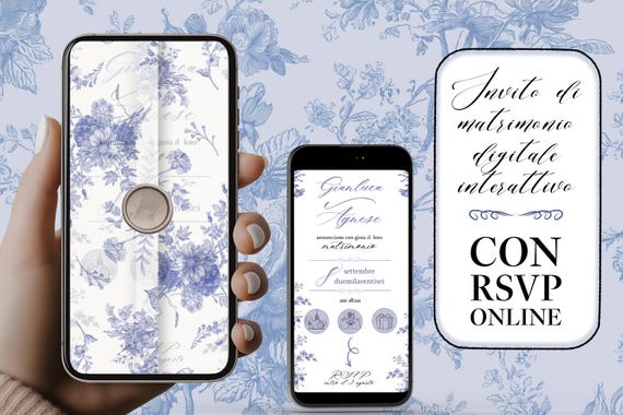 Invito digitale Matrimonio, invito matrimonio online, invito whatsapp matrimonio, save the date digitale, invito digitale interattivo