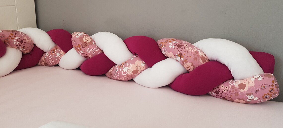 Bettschlange geflochten Bettrolle Babynestchen