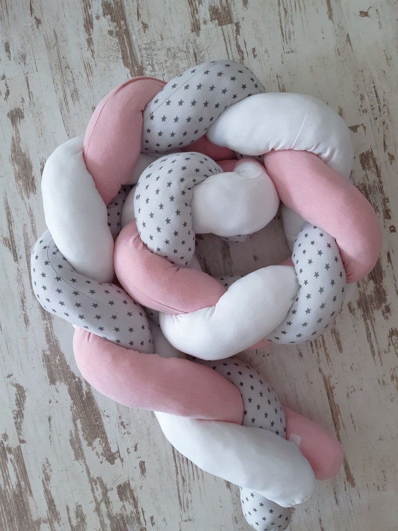 Bettschlange geflochten Bettrolle Babynestchen