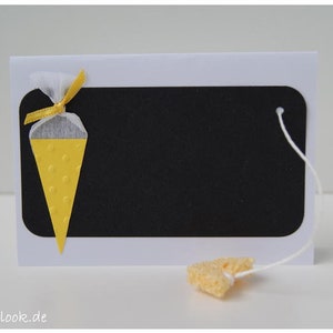 Place cards SCHULTETE colour selection Gelb