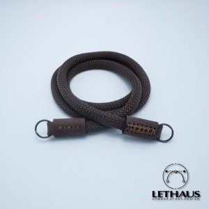Model May // Rope & Leather Camera Strap (Brown / Crazy Brown)