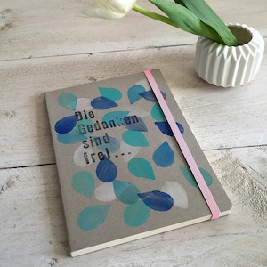Notebook &quot;the thoughts...&quot;, lined, din A5