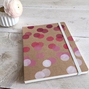 cuaderno degradado, rayado, DIN A5