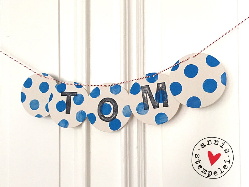 Letter Garland Name