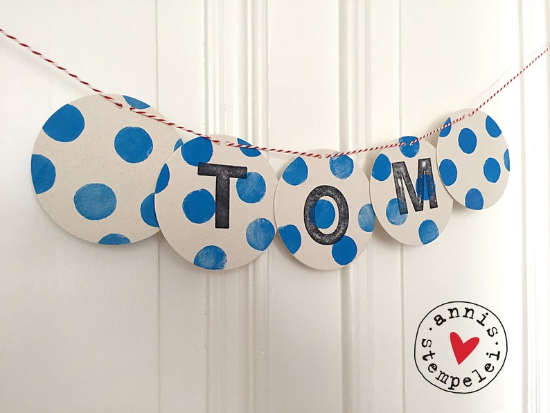 Letter Garland Name