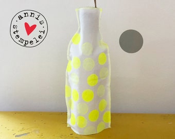 Vase, Flaschenhülle, Neon Gelb