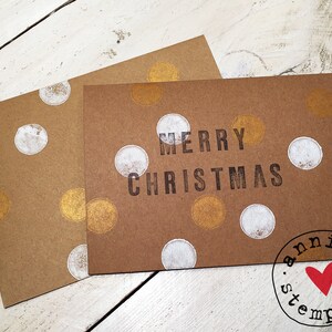 tarjeta plegable "feliz navidad" con sobre