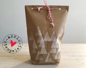 5 gift bags for self-filling, fir