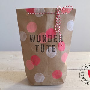 5 gift bags to fill yourself, pink dots