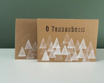vouwkaart "sparren" met envelop