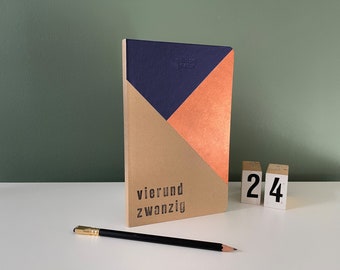 Zakkalender, jaarkalender, boekenkalender 2024, D/E A5