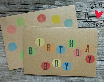 Folding Card "Birthday boy/girl" with envelope