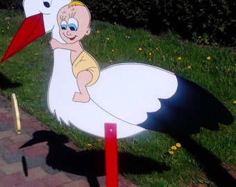 Storch Zur Geburt Etsy