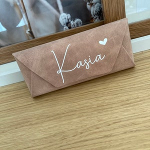 Glasses case, glasses bag, sunglasses, glasses case customized with name, gift idea, Mother's Day, Father's Day image 5