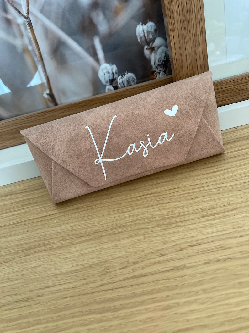 Glasses case, glasses bag, sunglasses, glasses case customized with name, gift idea, Mother's Day, Father's Day image 5