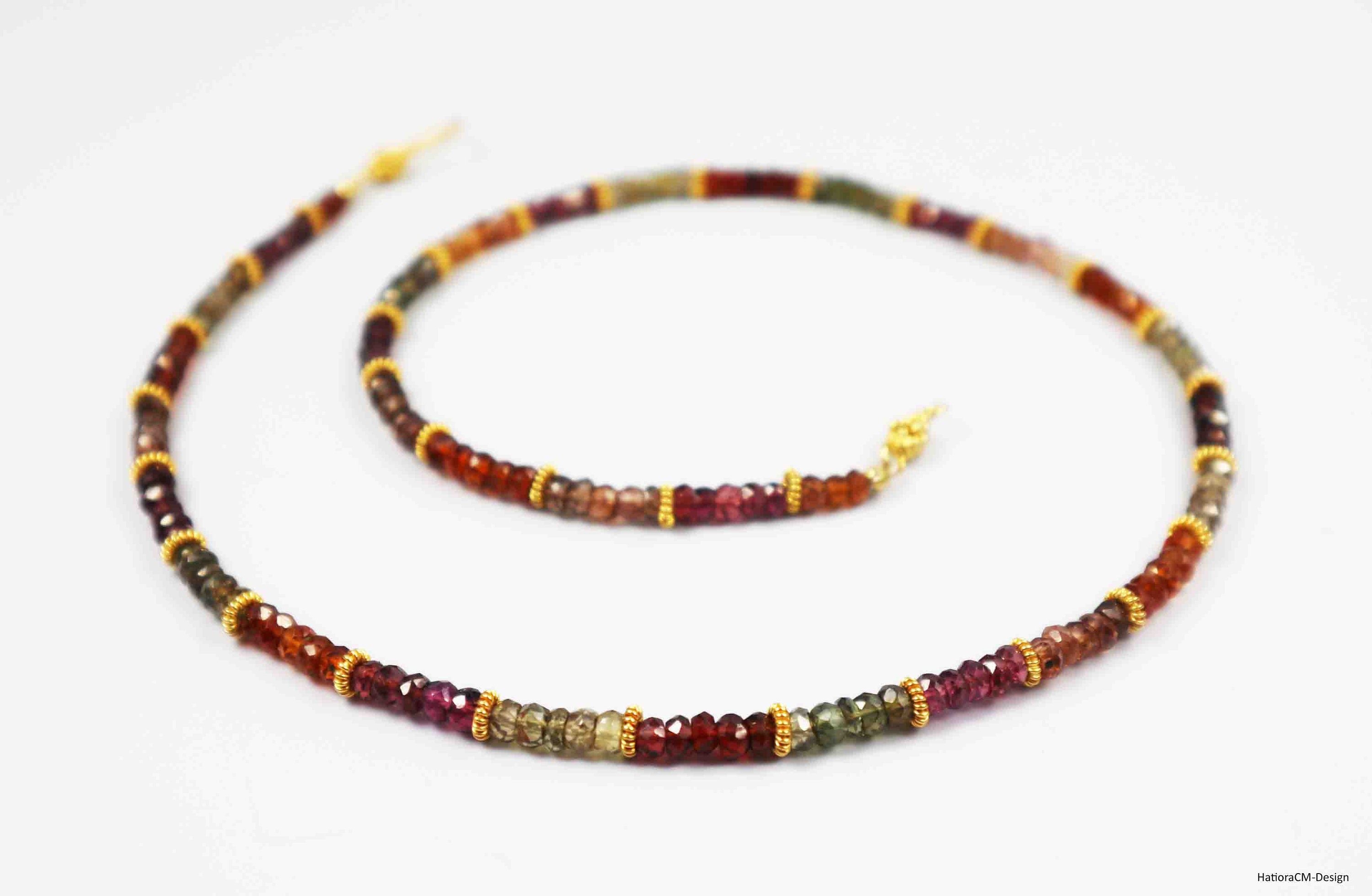 Tunduru sapphire necklace multicolor