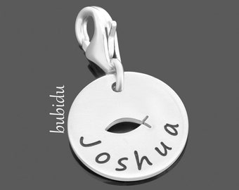 Gift for baptism, charm engraving, christening gift