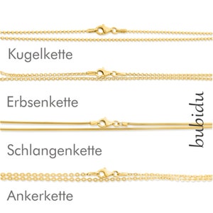 Kugelkette Ankerkette Erbsenkette Schlangenkette vergoldet Silberketten 925 Silber Damen Kinder Ketten gold Halsketten ohne Anhänger Bild 1