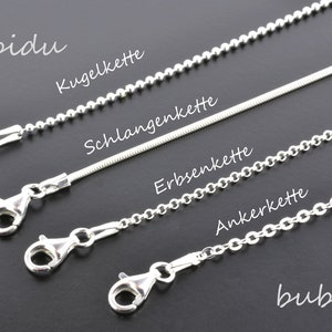 Taufkette Gravur Silber Taufschmuck Anker Namenskette Mädchen Silberschmuck Namen Datum Hände Heilige Taufe Schmuck Kinderkette Kommunion Bild 3