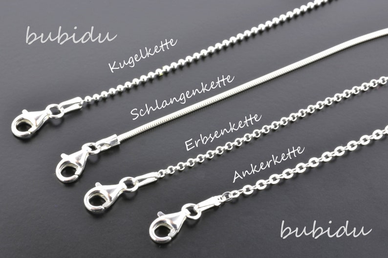 Taufkette Gravur Silber Taufschmuck Anker Namenskette Mädchen Silberschmuck Namen Datum Hände Heilige Taufe Schmuck Kinderkette Kommunion Bild 3