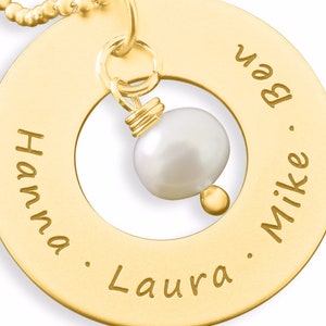 Name Necklace Gold Plated Jewelery Engraved Ladies Necklace image 2