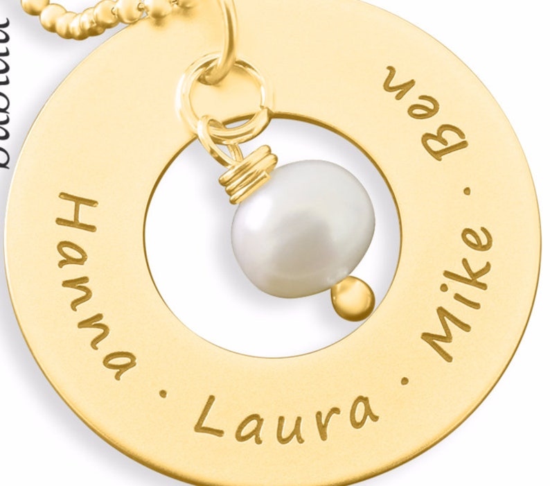 Name Necklace Gold Plated Jewelery Engraved Ladies Necklace image 2