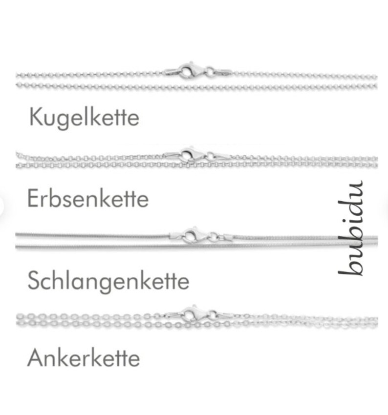 Geburtsstein Kette Halskette mit Monatsstein Damen Geschenkidee Mama Valentinstag Muttertag Familie Kinder Namenskette personalisiert Bild 6