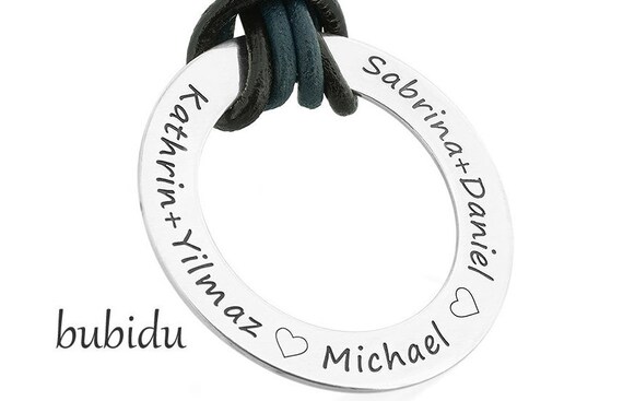 MEN S CHAIN ENGRAVING Men s Jewelry Name Leather Jewelry Man