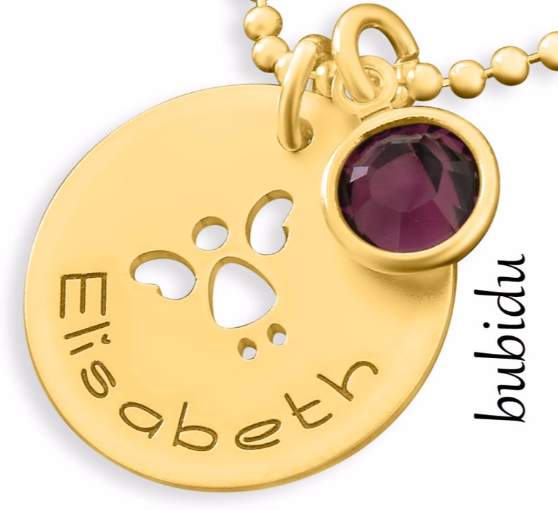 Namenskette Engel Gold Schmuck Taufe Kinderkette Bild 2