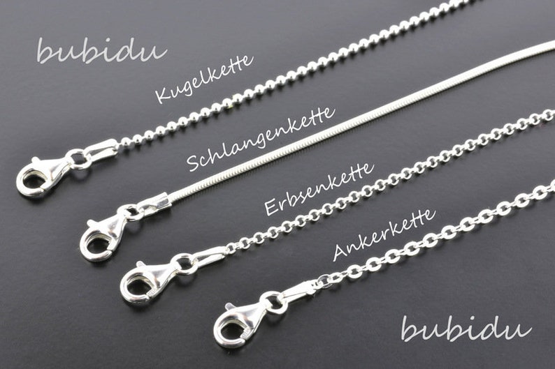 Familienbaum Kette Gravur Namenskette Silber Mama Bild 3