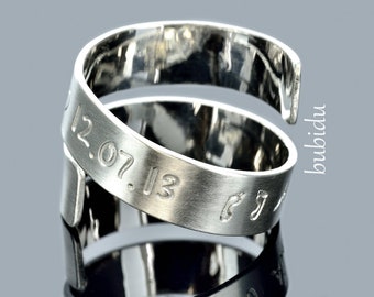 Anillo espiral con grabado anillo de plata envolver texto anillo amistad anillo nombres de anillo de joyería de plata anillo de bodas único 925 anillo de plata anillo de dedo hombre mujer
