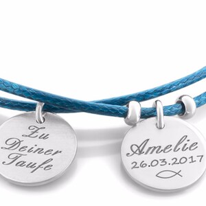 Christening Bracelet Engraving, Name Bracelet, Baby Bracelet image 4