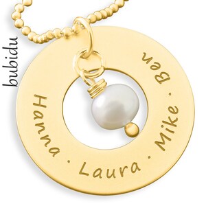 Name Necklace Gold Plated Jewelery Engraved Ladies Necklace image 4